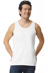 White Mens Tank Top